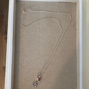 Stella&Dot Padlock charm necklace